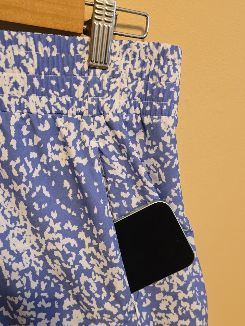 RBX Shorts Skort Womens Size Large White Blue Pattern Skort Skirt Activewear - Picture 3 of 12